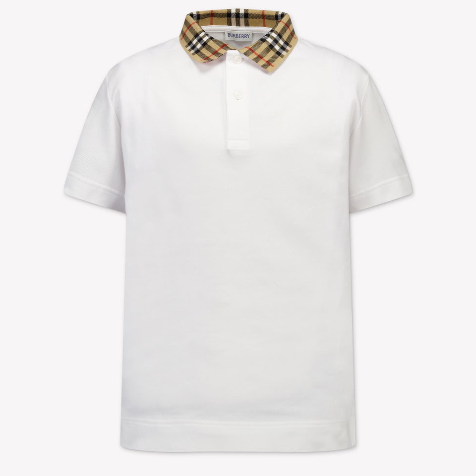 Burberry Johane Kids Boys Polo In White