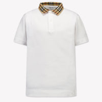Burberry Johane Kids Boys Polo In White
