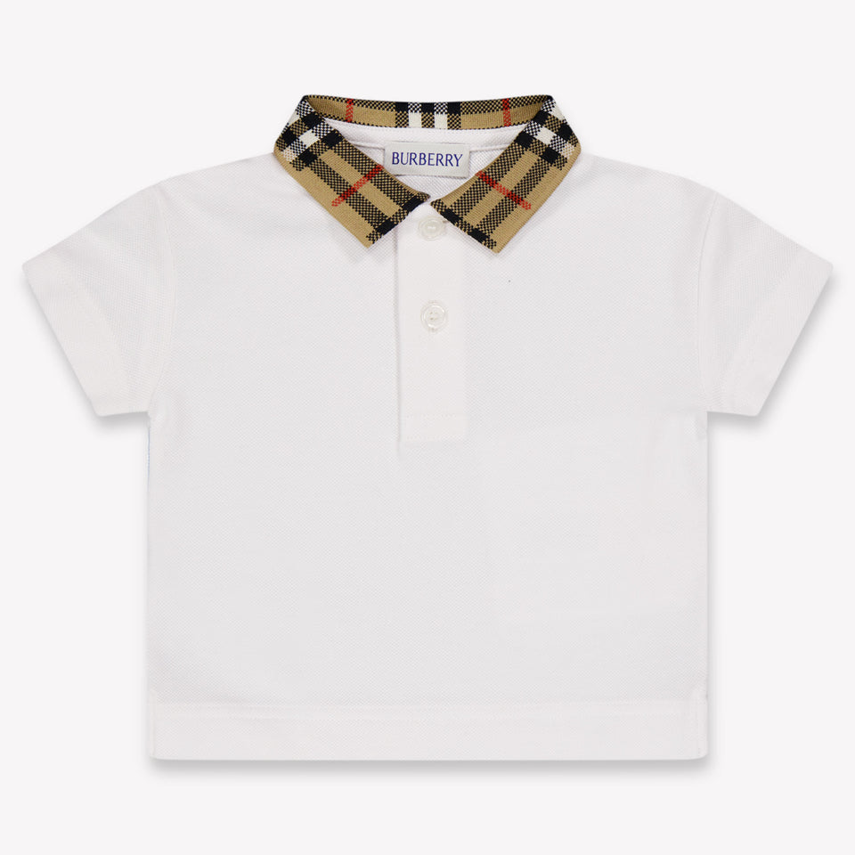 Burberry Johane Baby Boys Polo In White