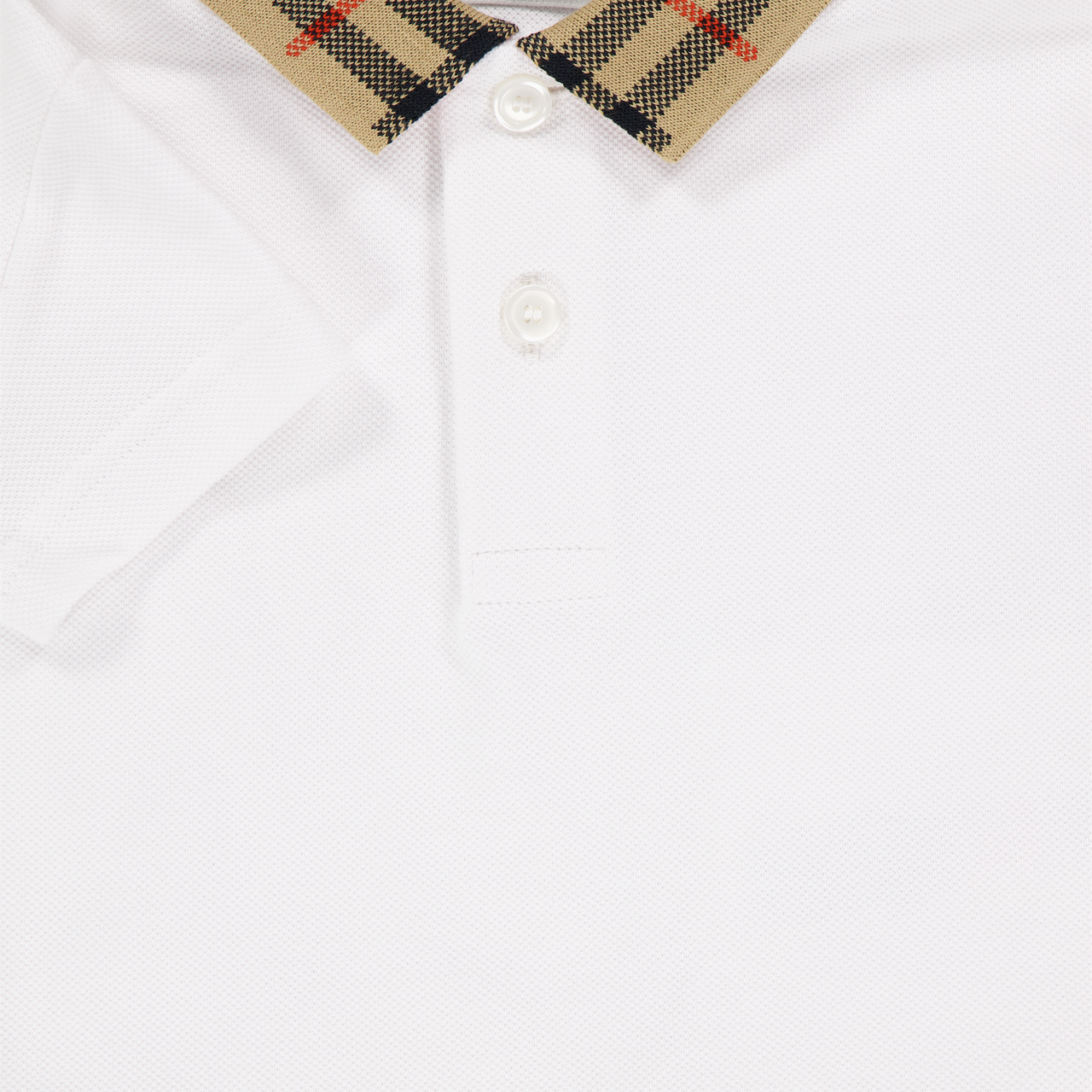 Burberry Johane Baby Jongens Polo In Wit