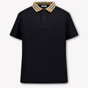Burberry Johane Kids Boys Polo In Black