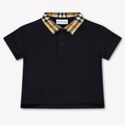 Burberry Johane Baby Jongens Polo In Zwart