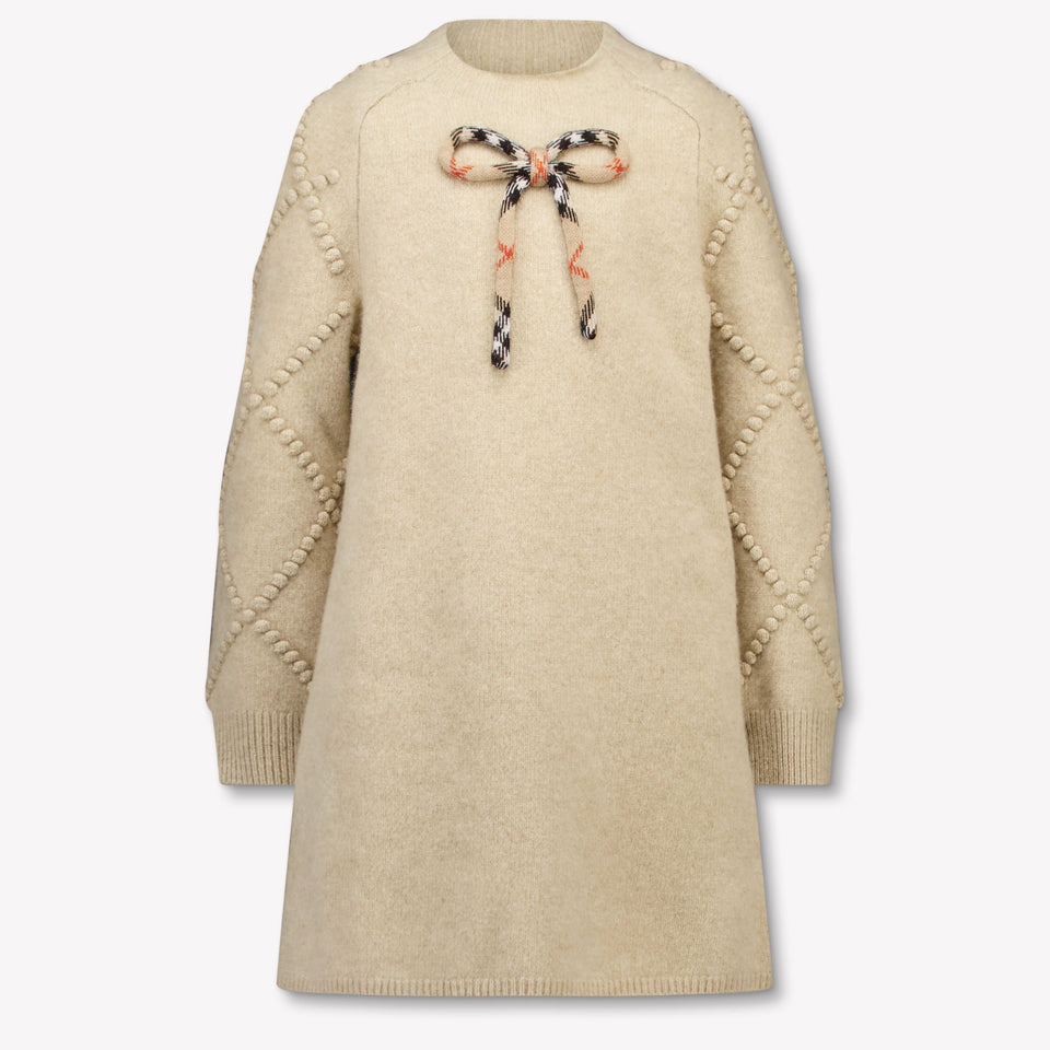 Burberry Bessie Kids Girls Dress In Beige