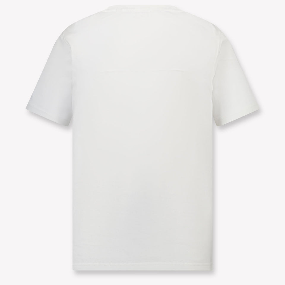 Burberry Cedar Kinder Jongens T-Shirt In Off White