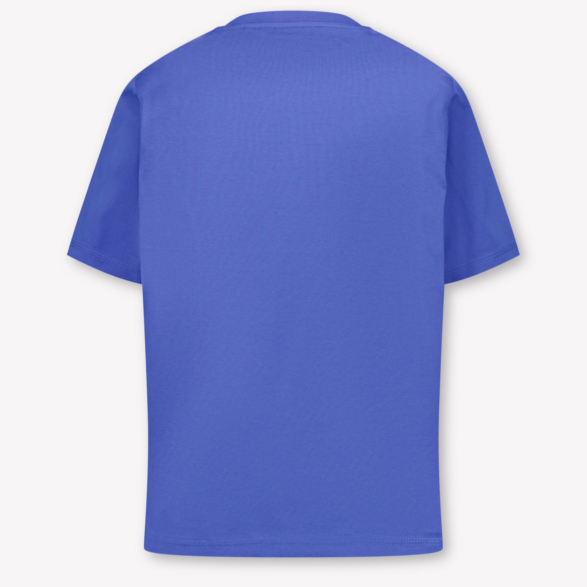 Burberry Cedar Check Kids Boys T-Shirt In Cobalt Blue