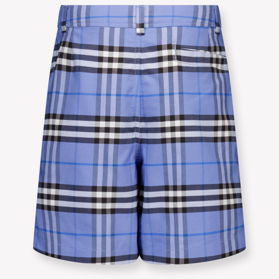 Burberry Oscar Kinder Jongens Shorts In Licht Blauw