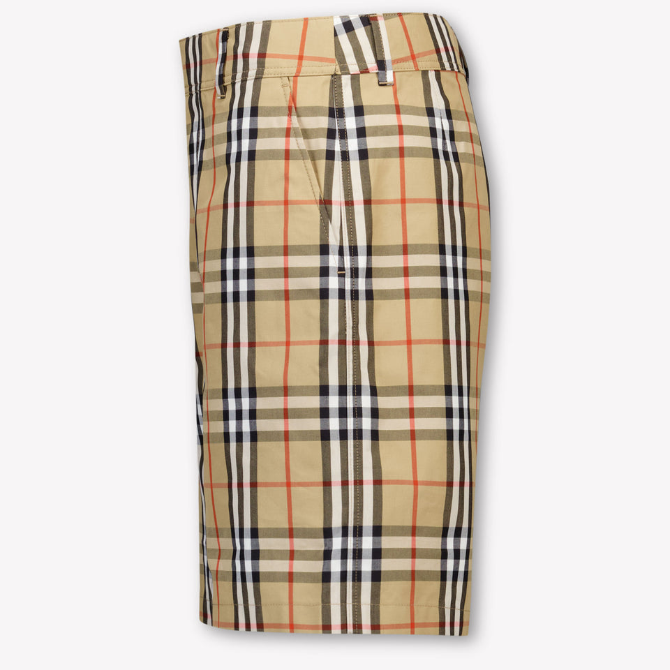 Burberry Oscar Kinder Jongens Shorts In Beige