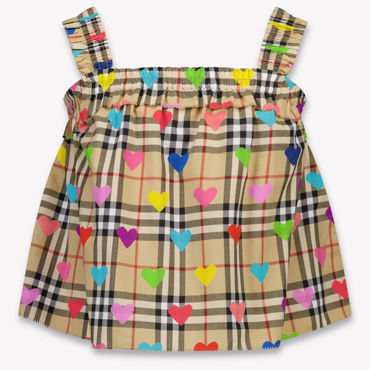 Burberry Gabi Kids Girls T-Shirt In Beige
