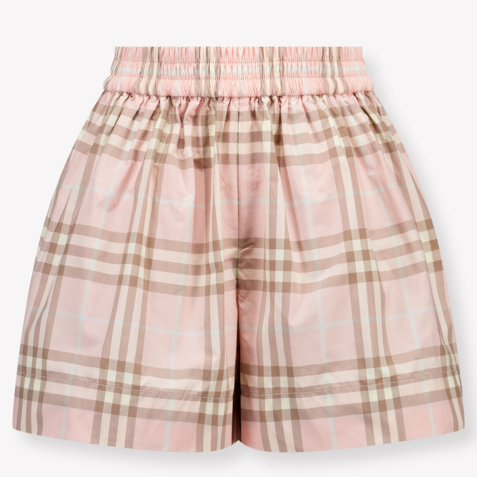 Burberry Marcy Kids Girls Shorts In Light Pink