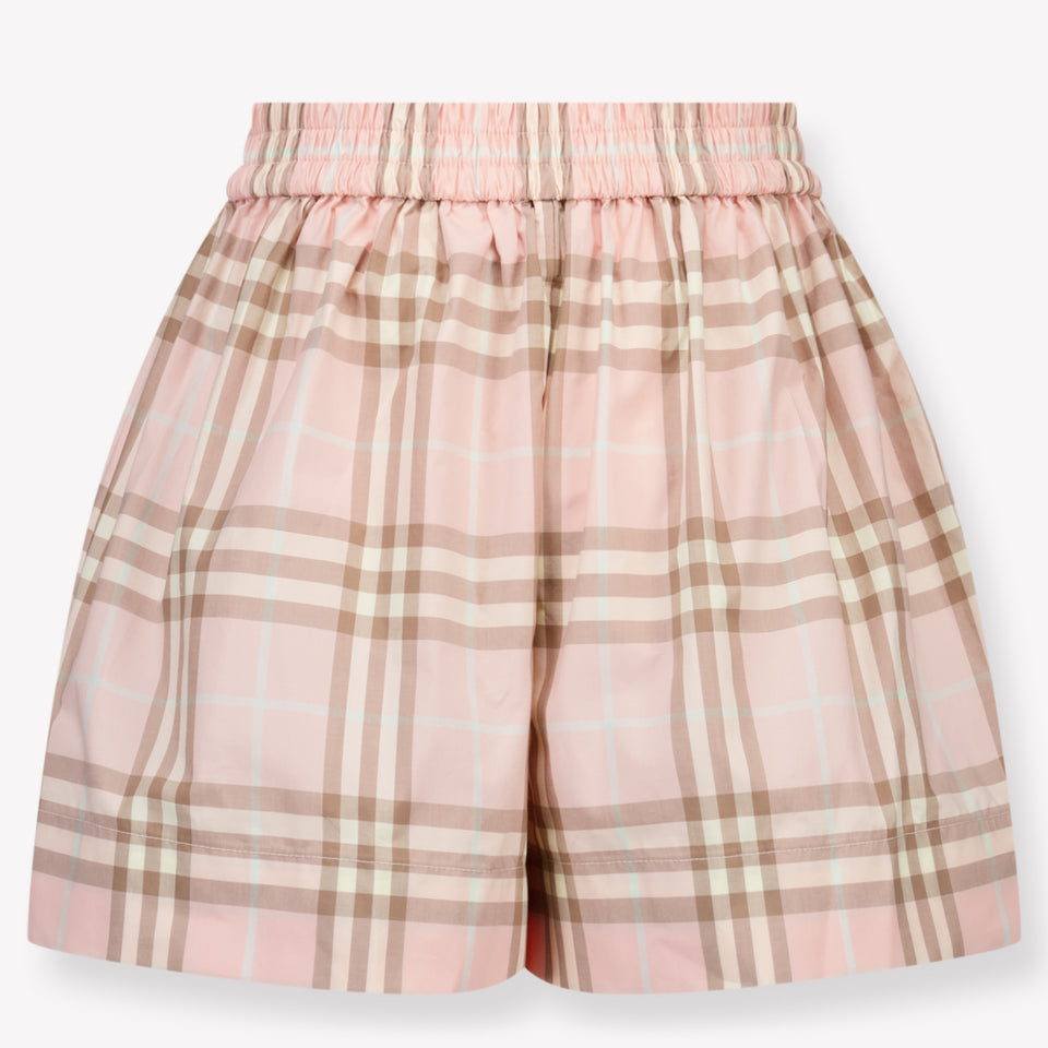 Burberry Marcy Kids Girls Shorts In Light Pink