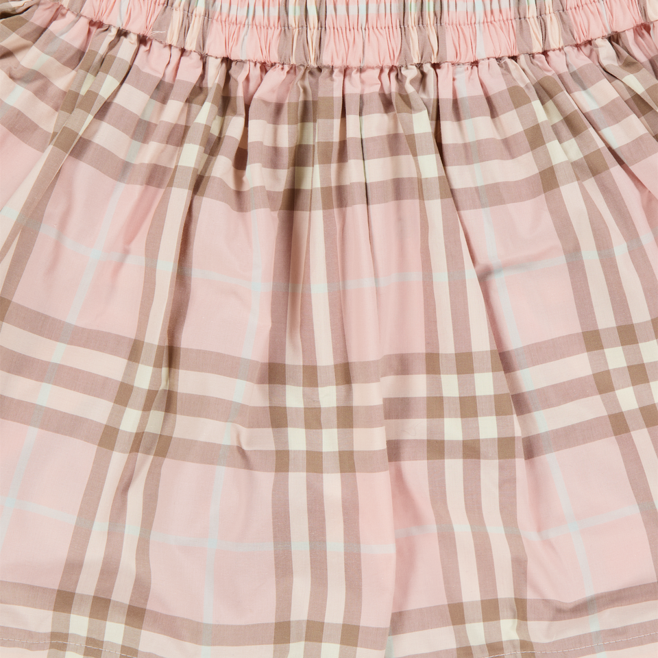 Burberry Marcy Kids Girls Shorts In Light Pink