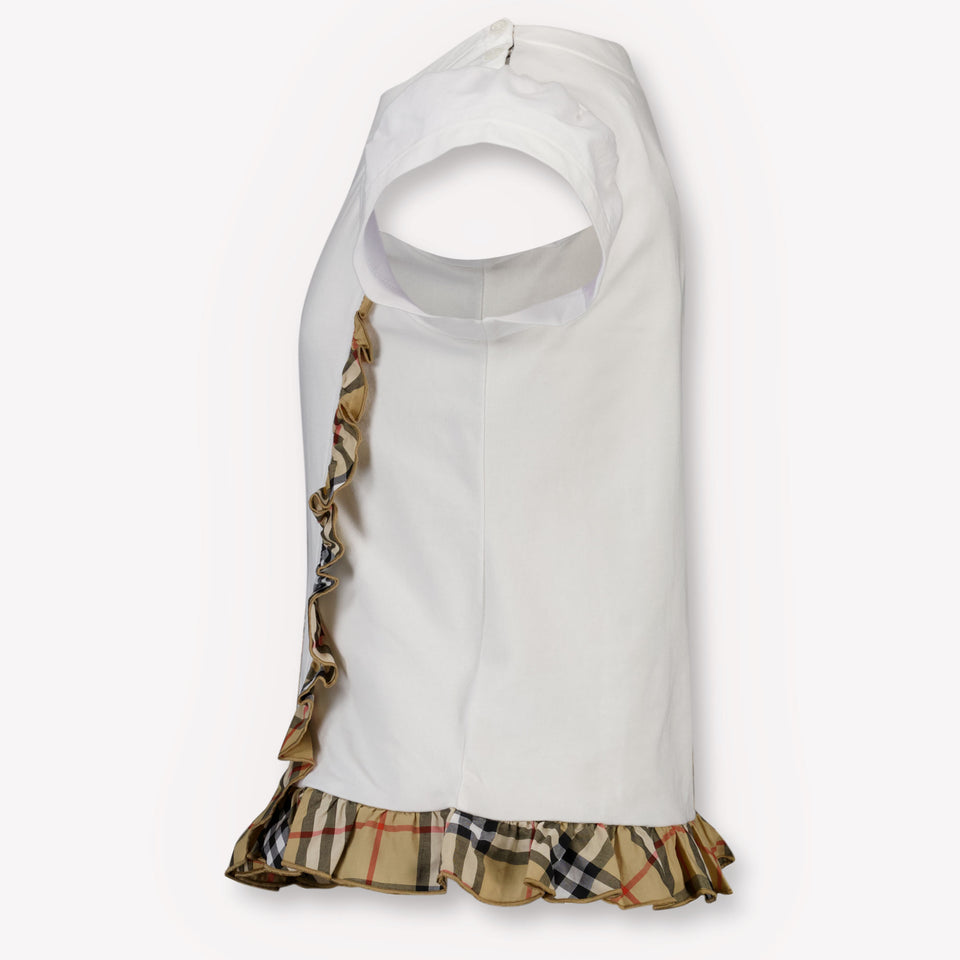 Burberry Roxy Kids Girls T-Shirt In White