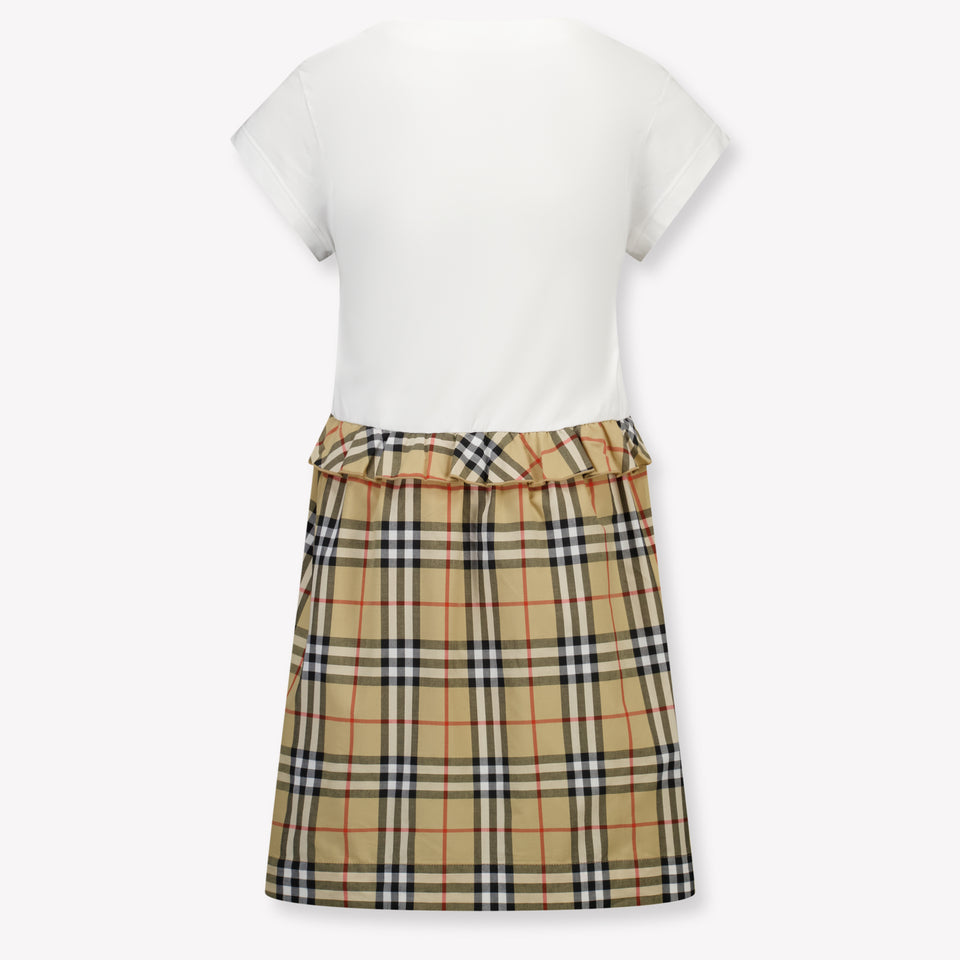 Burberry Rhonda Kids Girls Dress In White