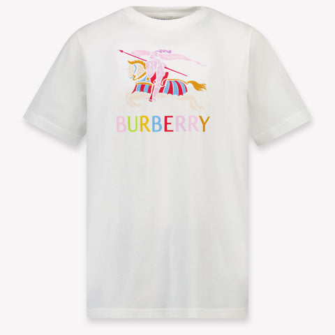 Burberry Kinder Meisjes T-Shirt In Off White