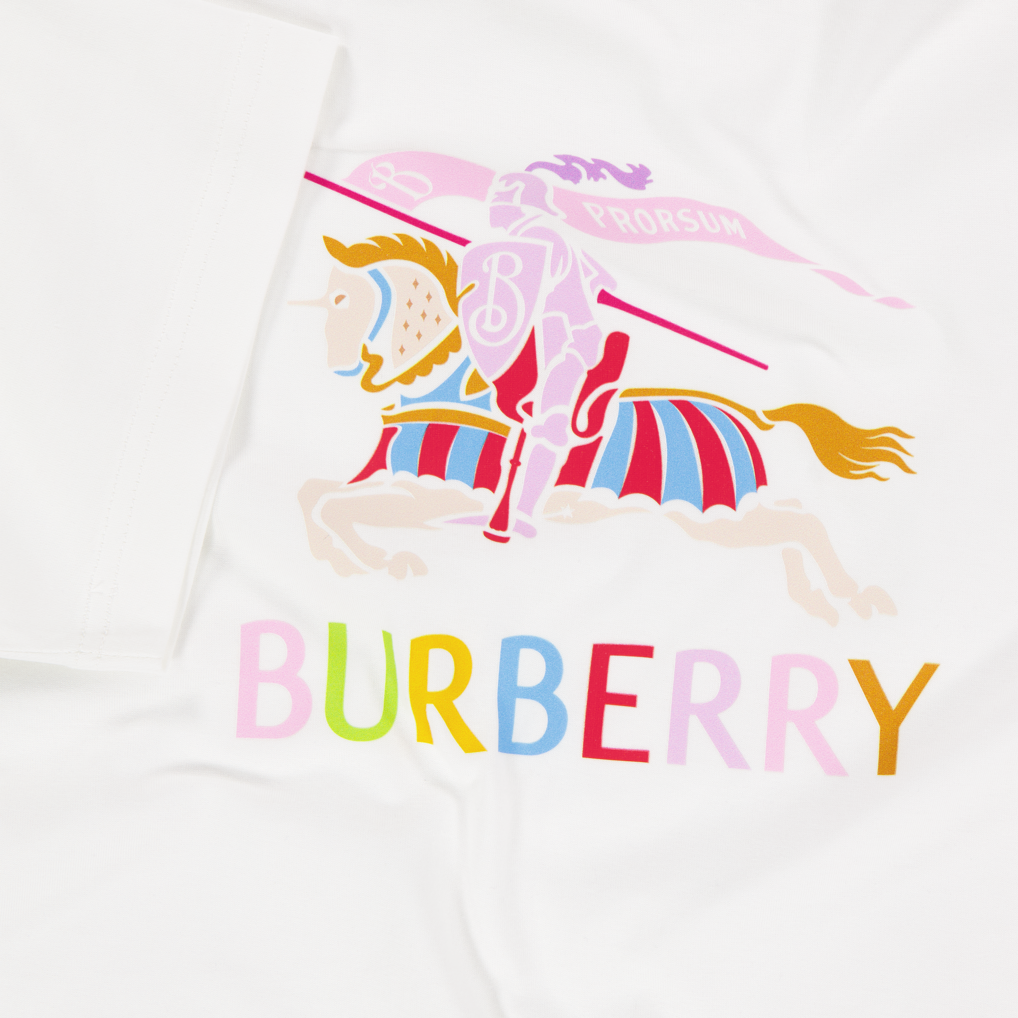Burberry Kinder Meisjes T-Shirt In Off White