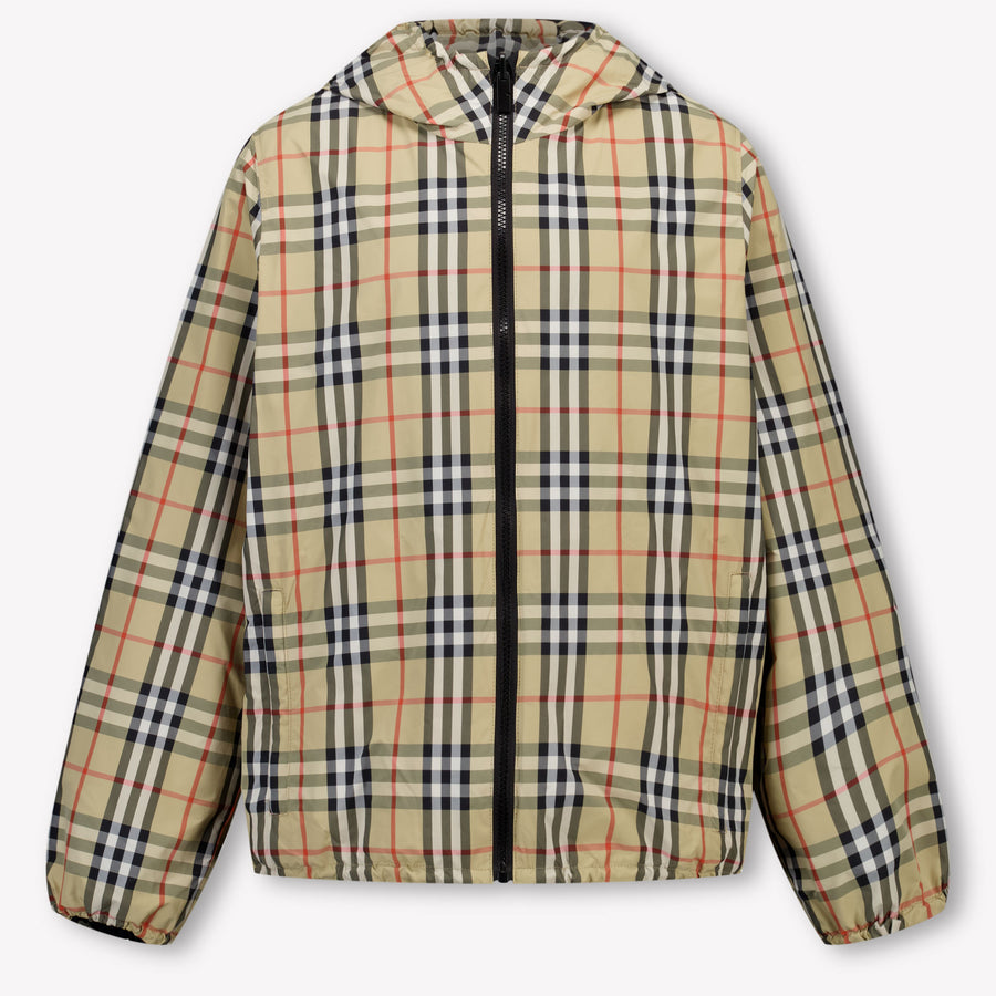 Burberry Reece Unisex Kids Mid-Season Jacket in Beige