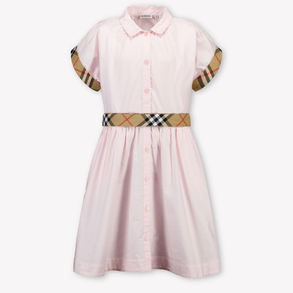 Burberry Juliet Kids Girls Dress In Light Pink