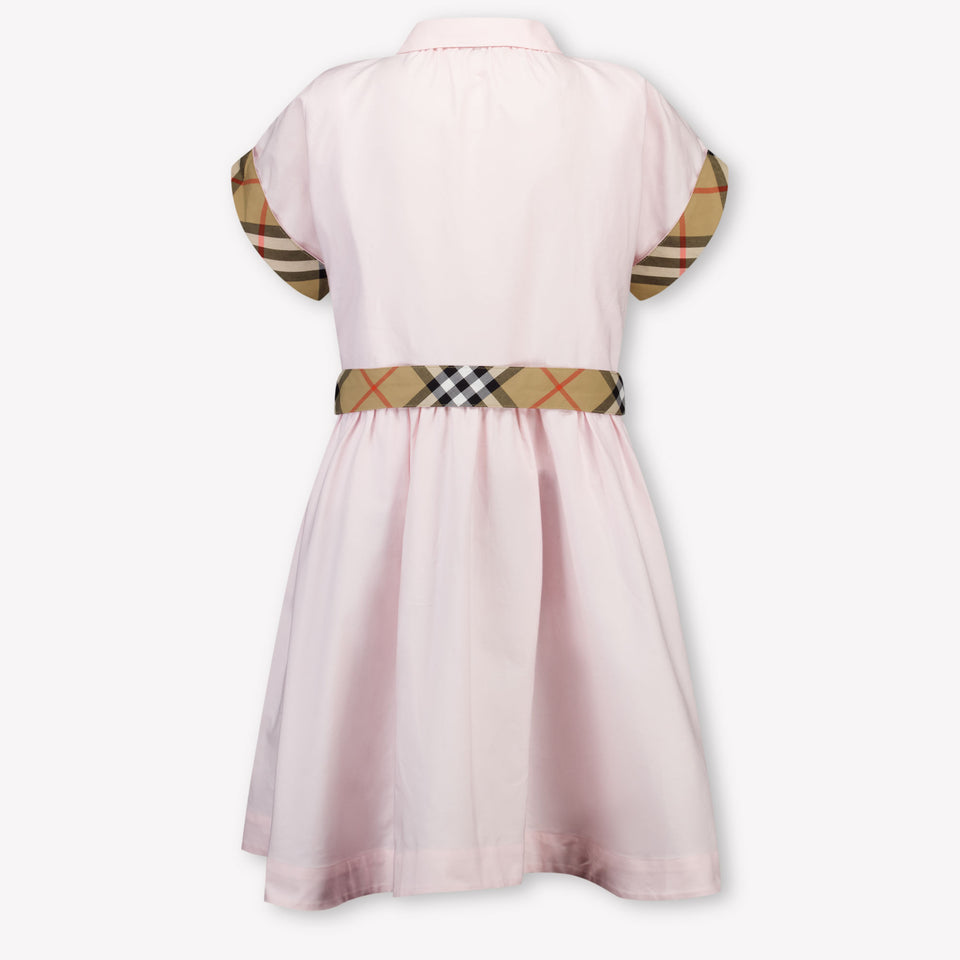 Burberry Juliet Kids Girls Dress In Light Pink