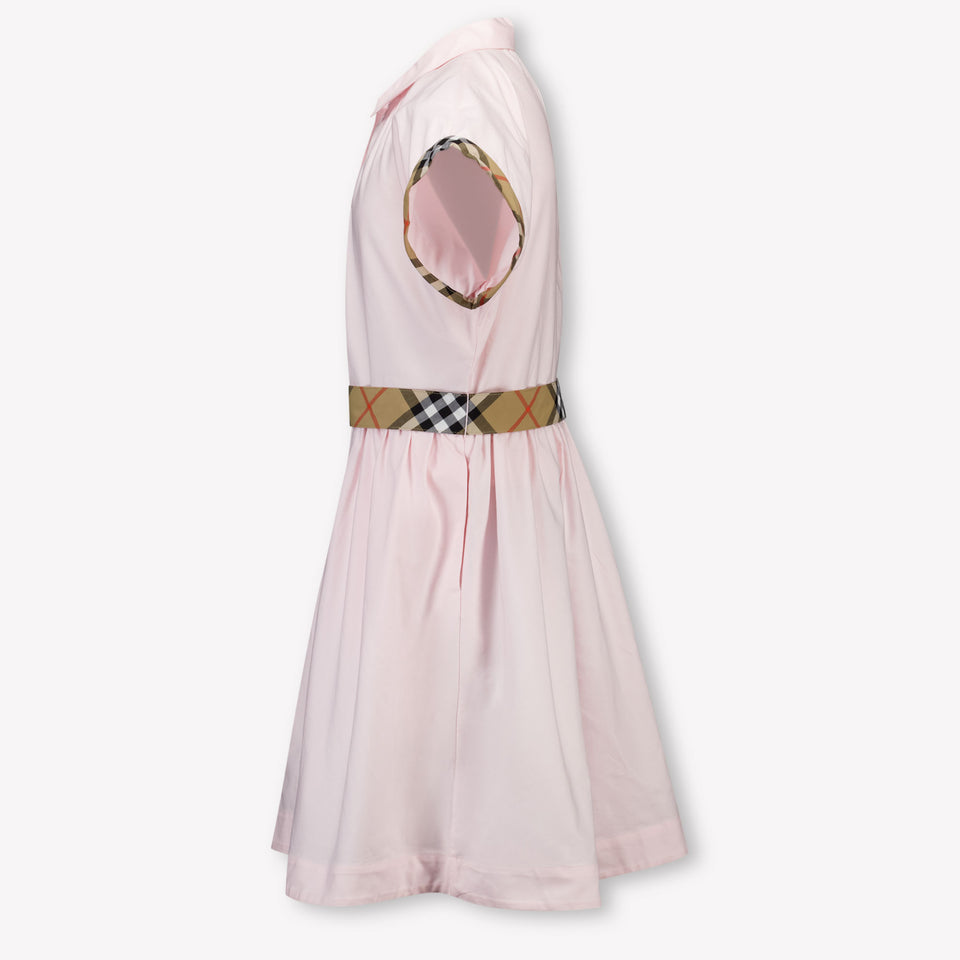 Burberry Juliet Kids Girls Dress In Light Pink