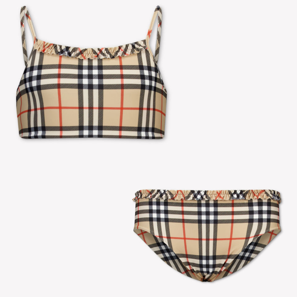 Burberry Babette Kids Girls Swimwear In Beige