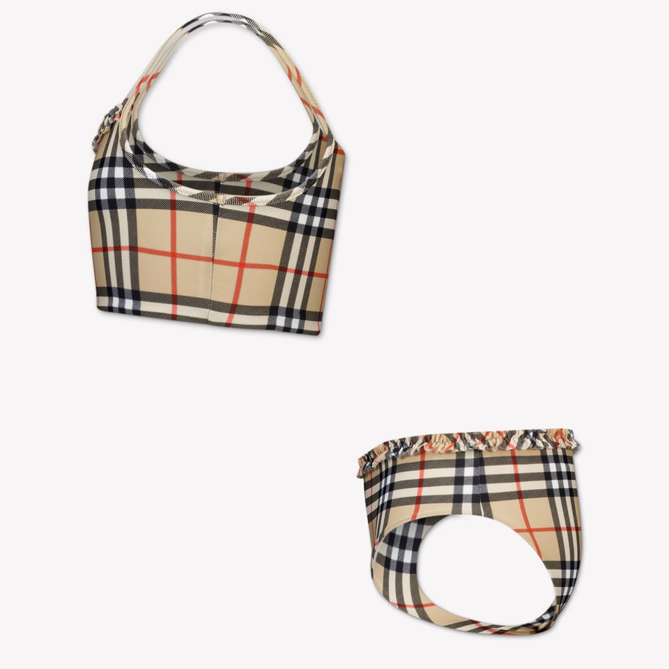 Burberry Babette Kids Girls Swimwear In Beige