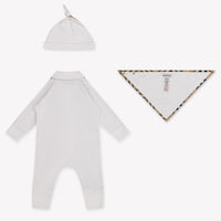 Burberry Hamilton Baby Unisex Romper in White