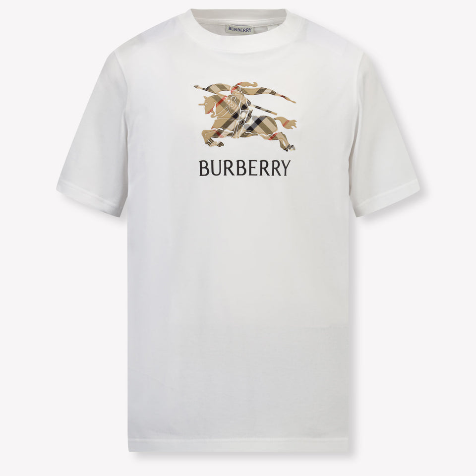 Burberry Cedar Kids Boys T-Shirt In White