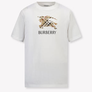 Burberry Cedar Kids Boys T-Shirt In White
