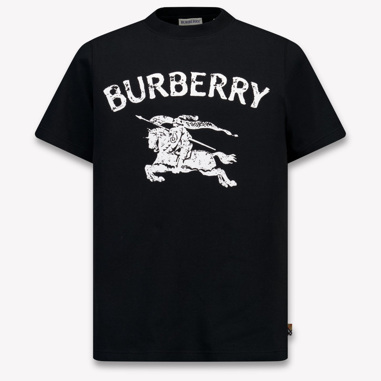 Burberry CedarStamp Kids Boys T-Shirt In Black