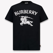 Burberry CedarStamp Kids Boys T-Shirt In Black