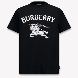 Burberry Cedar Stamp Kinder Jongens T-Shirt In Zwart