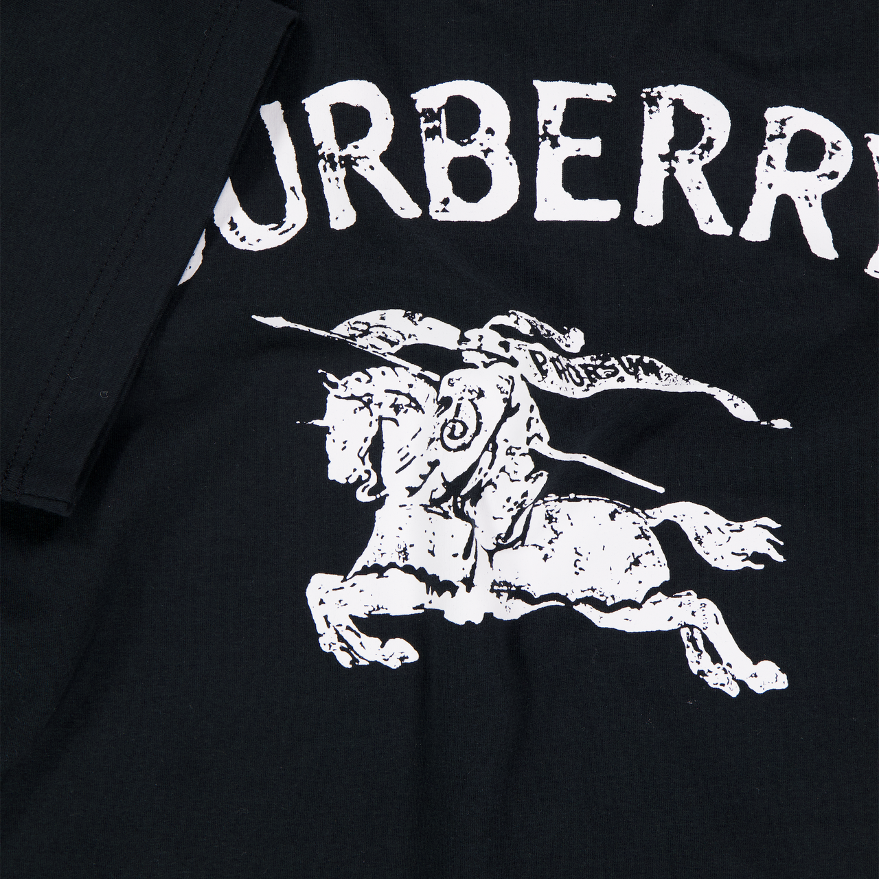 Burberry Cedar Stamp Kinder Jongens T-Shirt In Zwart