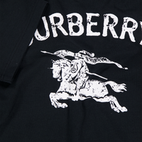 Burberry Cedar Stamp Kinder Jongens T-Shirt In Zwart