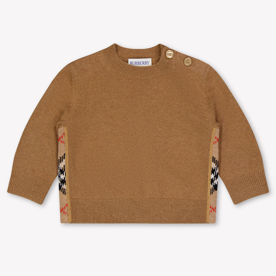 Burberry Bryce Baby Unisex Sweater in Camel