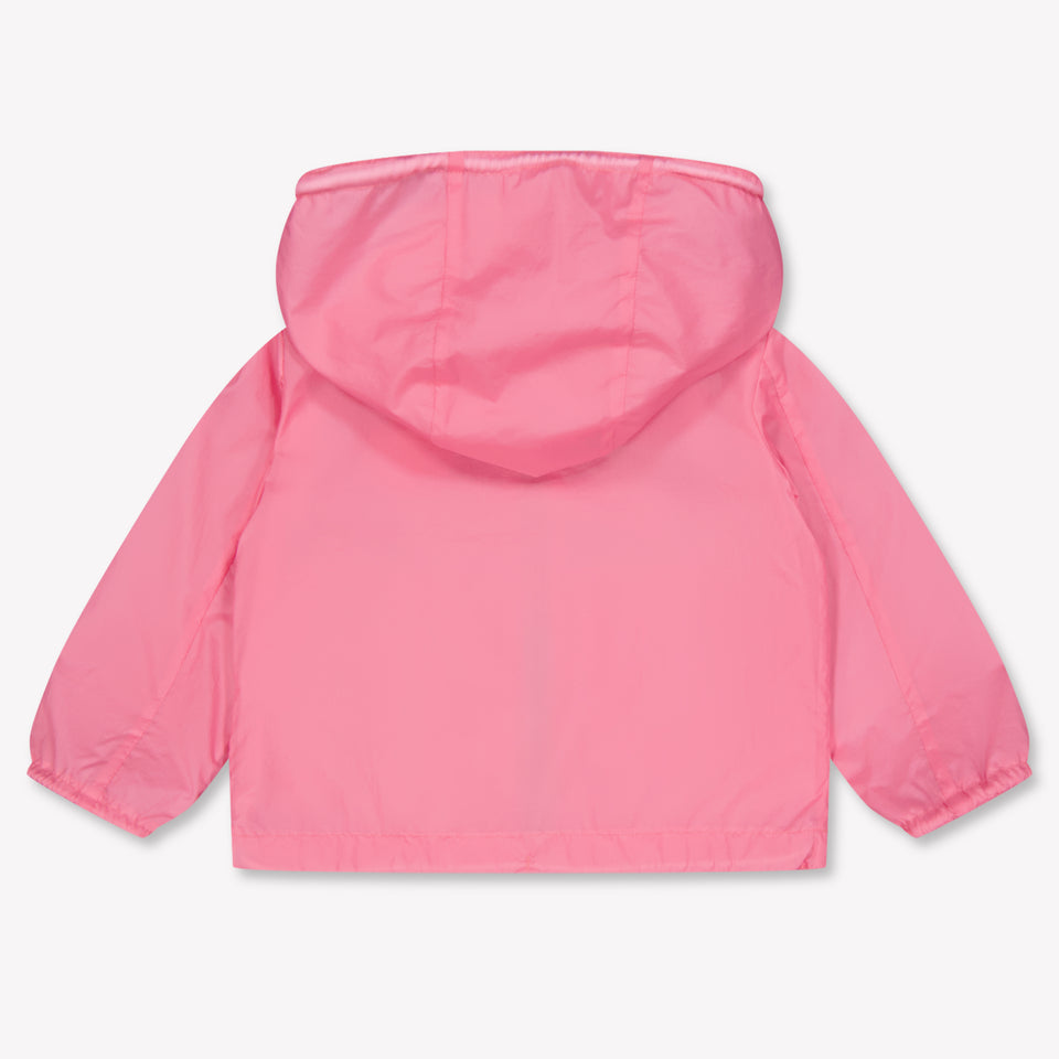 Burberry Novel Baby Girls Summer jacket In Fluor Pink