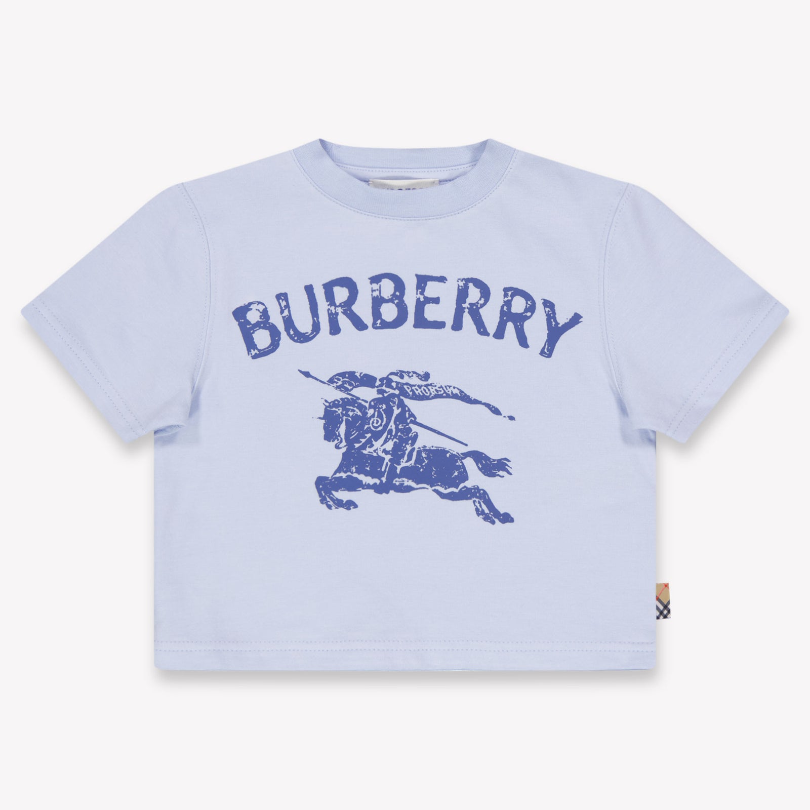Burberry Cedar Baby Boys T-Shirt In Light Blue