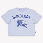 Burberry Cedar Baby Jongens T-Shirt In Licht Blauw