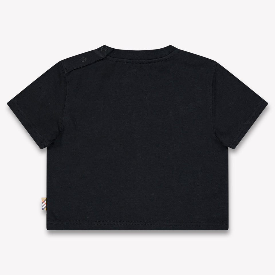 Burberry Cedar Baby Unisex T-Shirt In Black