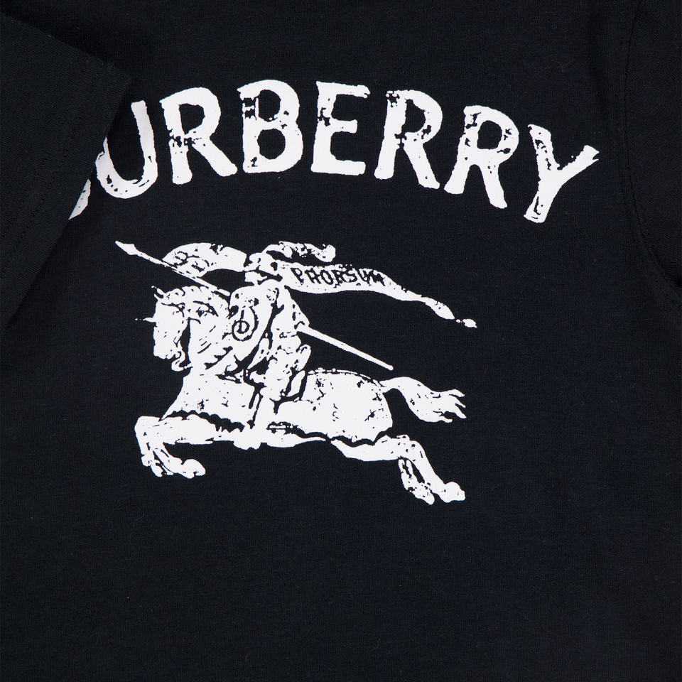 Burberry Cedar Baby Unisex T-Shirt In Black