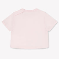 Burberry Cedar Baby Girls T-Shirt In Light Pink