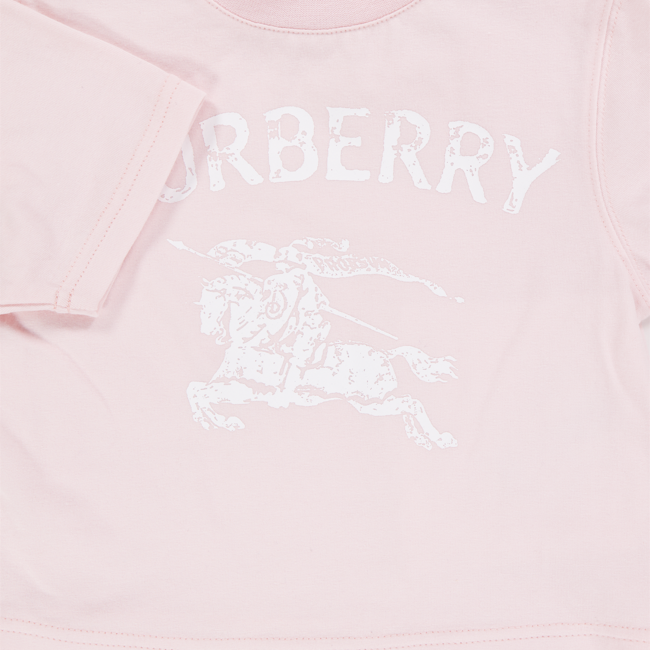 Burberry Cedar Baby Girls T-Shirt In Light Pink