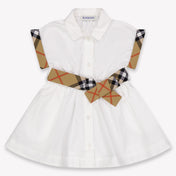 Burberry Baby Girls Dress In White