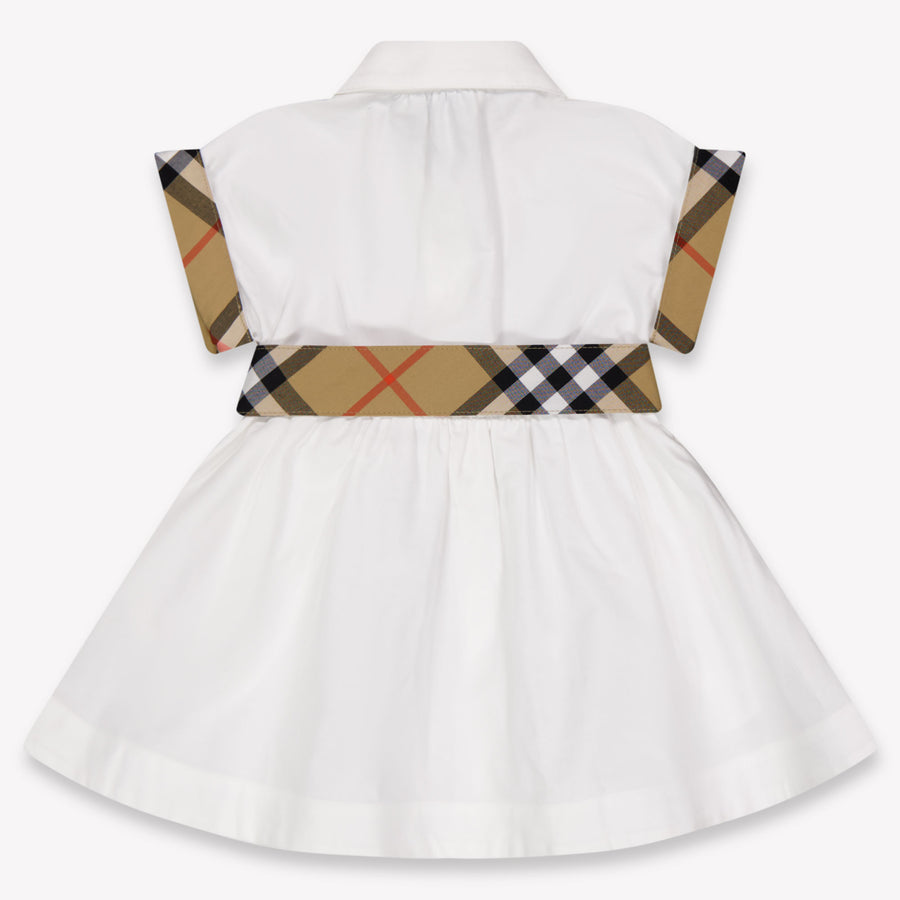 Burberry Baby Meisjes Jurk In Wit