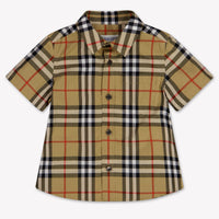 Burberry Owen Baby Jongens Blouse In Beige