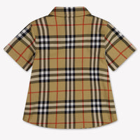 Burberry Owen Baby Jongens Blouse In Beige