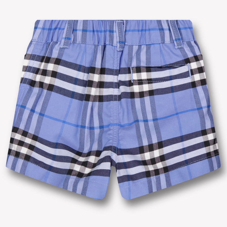 Burberry Oscar Baby Boys Shorts In Light Blue