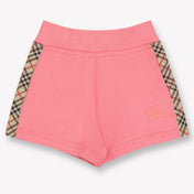 Burberry Caterina Baby Meisjes Shorts In Roze