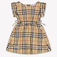 Burberry Adele Baby Meisjes Jurk In Beige
