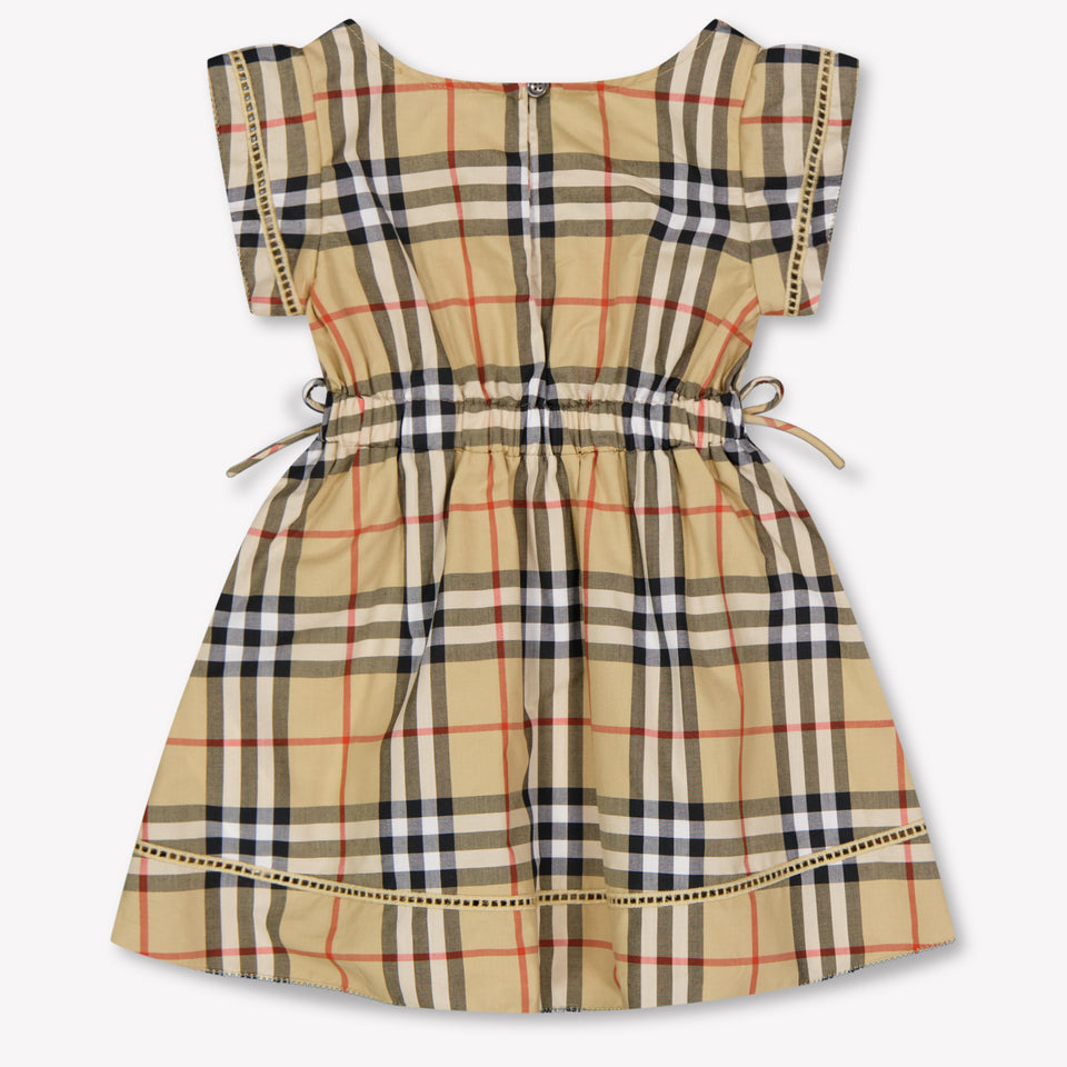 Burberry Adele Baby Girls Dress In Beige