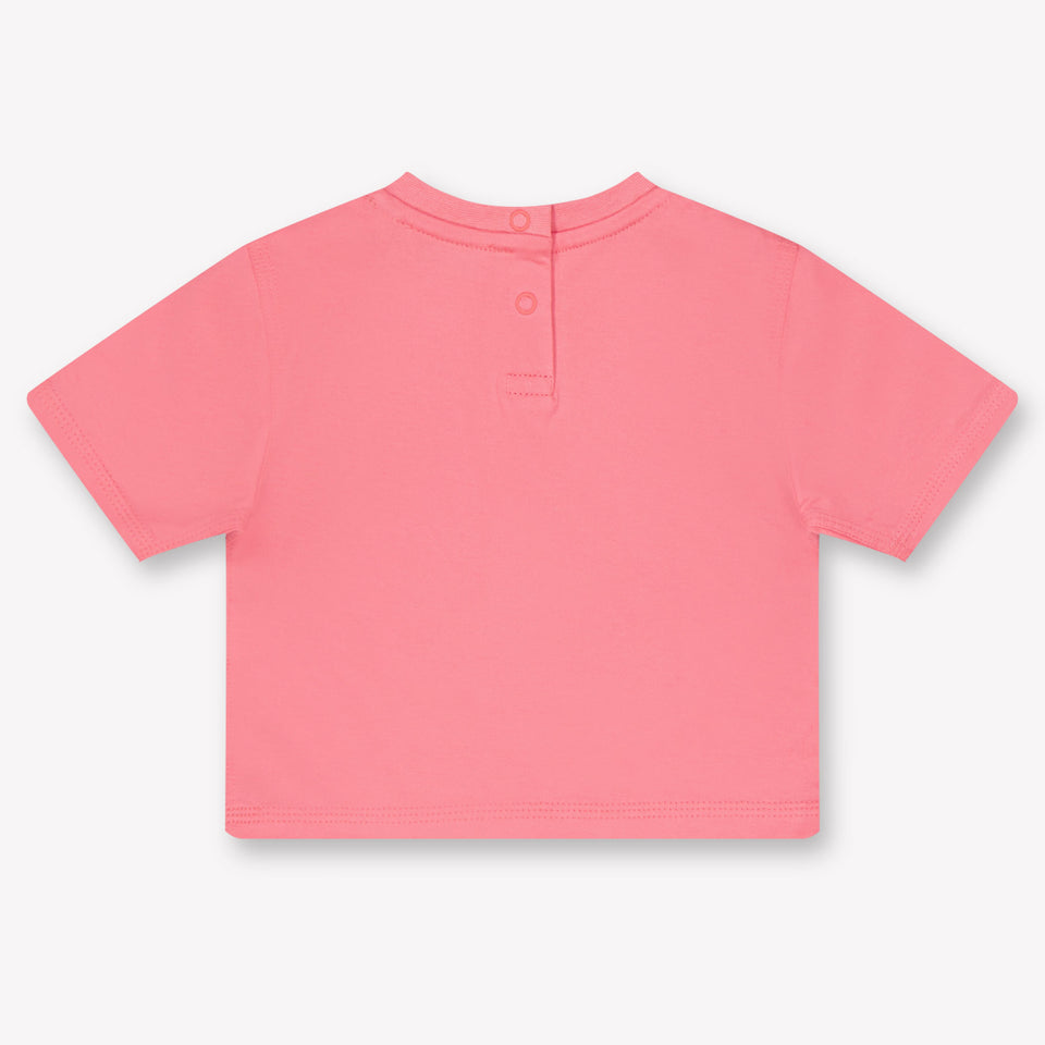 Burberry Cedar Baby Girls T-Shirt In Pink